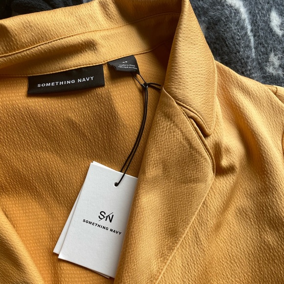 Something Navy Blazer Shirt Dress - Picture 4 of 4